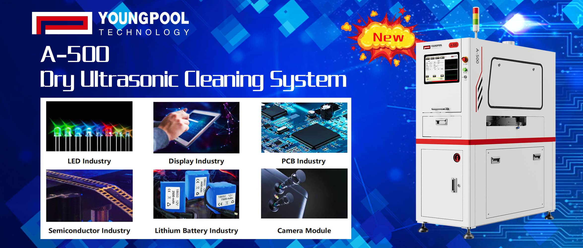 A-500 Dry Ultrasonic Cleaning System