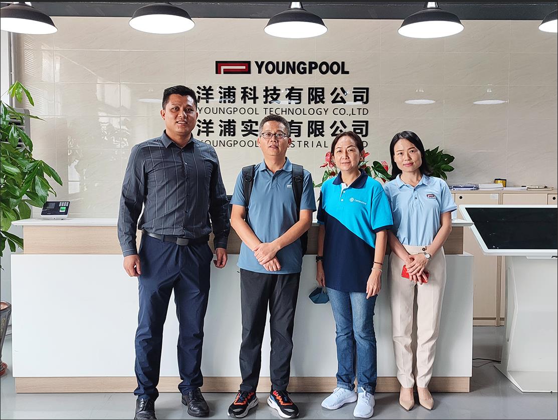 Begrüßen Sie die Kunden von Computime zum Besuch der Youngpool Technology Factory